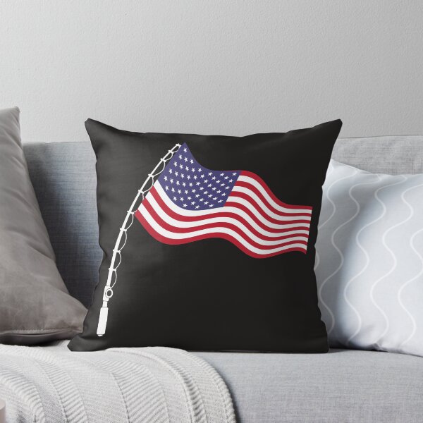 Item preview, Fishing Patriotic Tuna, Patriotic Fishing, American USA Flag Fishing Pole designed and sold by sirina2796.