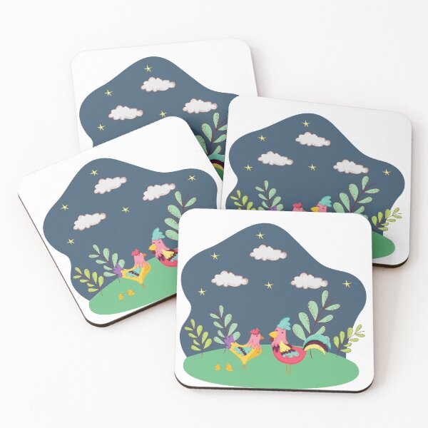 Item preview, Cute Chicken Farm Cartoon design designed and sold by Red-ElYoubi.