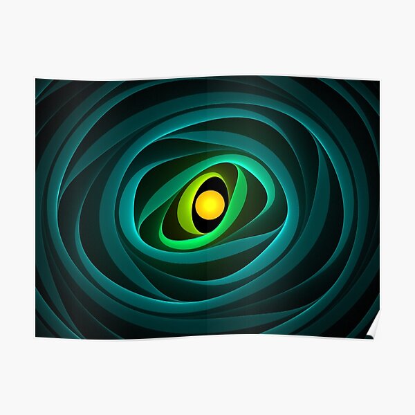 Egg on twisty thingie Poster
