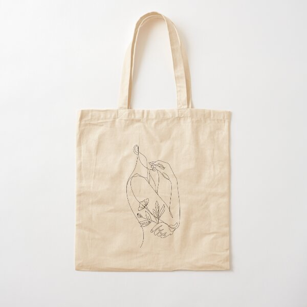 Item preview, Flower with woman. Line illustration. Line drawing. One line. Nature face. designed and sold by OneLinePrint.