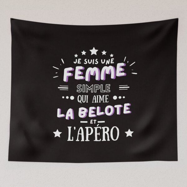 Item preview, Humor woman mom celebrates aperitif and belote designed and sold by Ydurand.