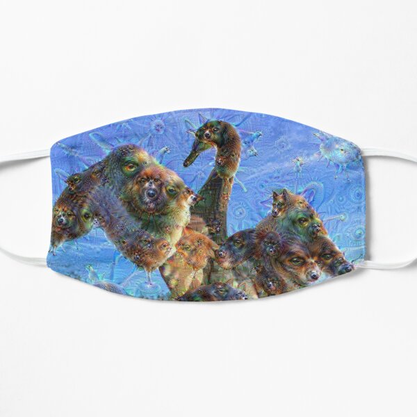 Dream Creatures, Swan 001, DeepDream Flat Mask