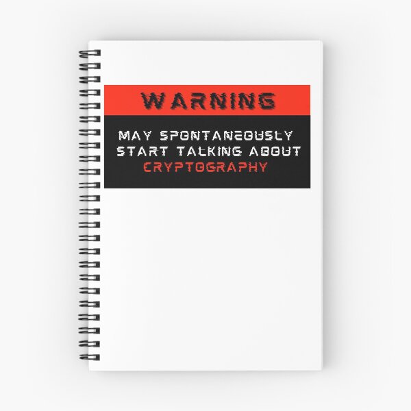 Item preview, Warning: May spontaneously start talking about Cryptography designed and sold by Mucchhad.