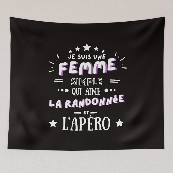 Item preview, Humor woman mom celebrates aperitif and hiking designed and sold by Ydurand.