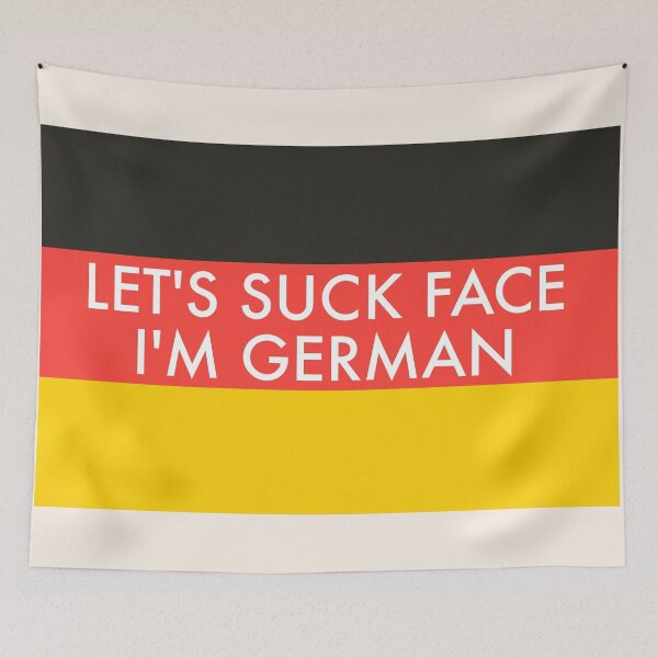 Item preview, Kiss Me I'm German // Suck Face Pride Design designed and sold by acquiesce13.