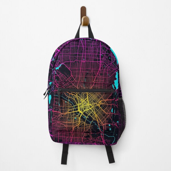 Item preview, Dallas City Map of Texas, USA - Neon designed and sold by deMAP.