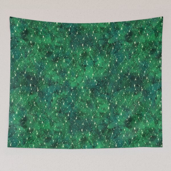 Item preview,  Green Watercolor Galaxy designed and sold by Paisley Yazel.