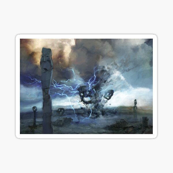Storm on Olympus Sticker