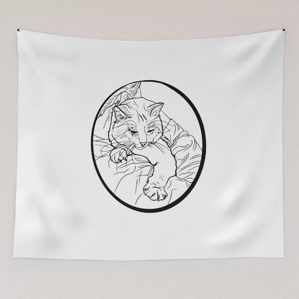 Item preview, cat in the arms designed and sold by Anastasiia Yurevych.