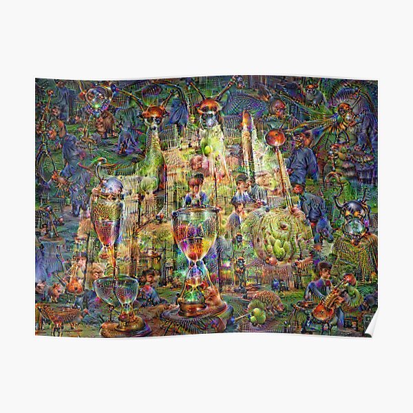 DeepDream Pictures, Cathedral 001 Poster