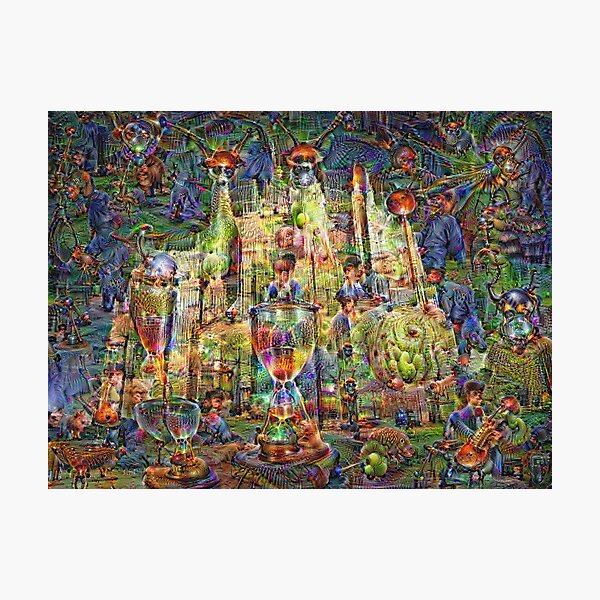 DeepDream Pictures, Cathedral 001 Photographic Print