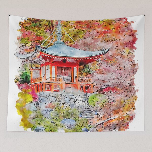 Item preview, Autumn in Tokyo Castle designed and sold by VerboShop.