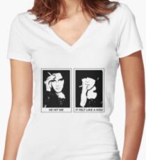 LANA DEL REY ULTRAVIOLENCE Women's Fitted V-Neck T-Shirt