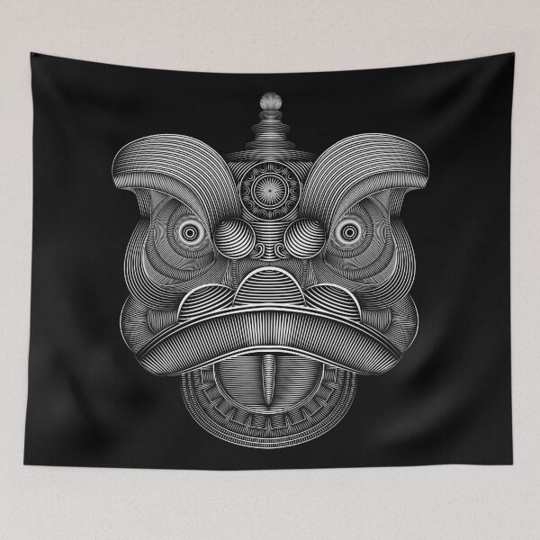 Item preview, Silver Lion Dance Head designed and sold by hockeng.