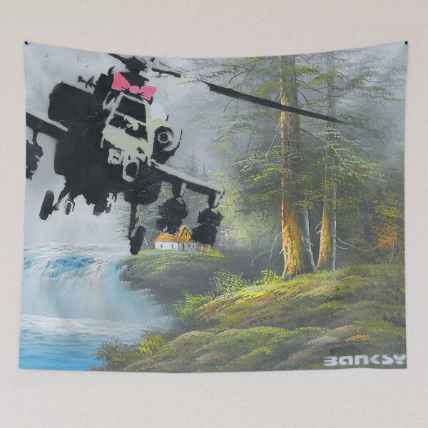 Item preview, Assault Chopper With Bow On Calssic Oil Painting designed and sold by WE-ARE-BANKSY.