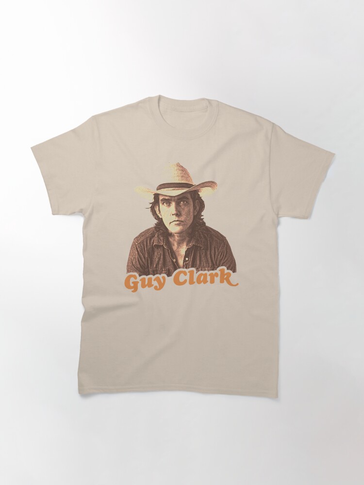 "Guy Clark // Retro Folk Singer Songwriter Fan Art" T-shirt by