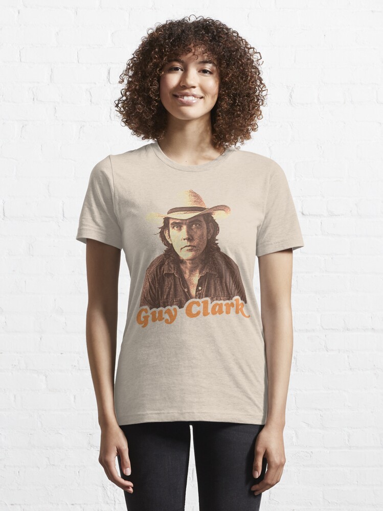 "Guy Clark // Retro Folk Singer Songwriter Fan Art" T-shirt for Sale by