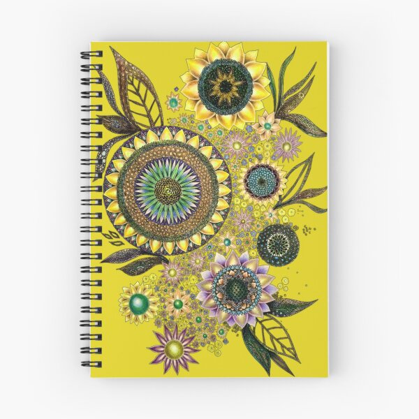 Item preview, Yellow Mandala Design and Florals designed and sold by Nma-ArtBrand.