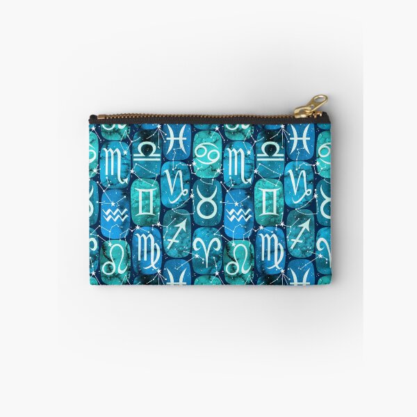 Item preview,  Zodiac Symbols in Teal designed and sold by Paisley Yazel.