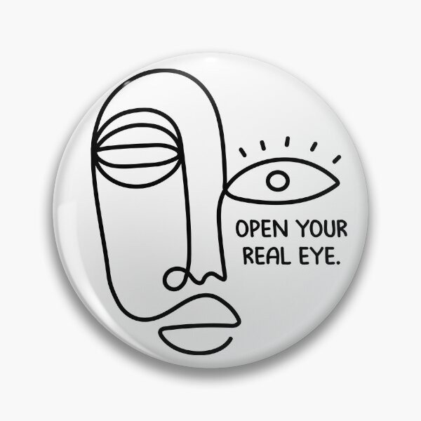 Item preview, Open your real eye line art designed and sold by AznavourByKarin.