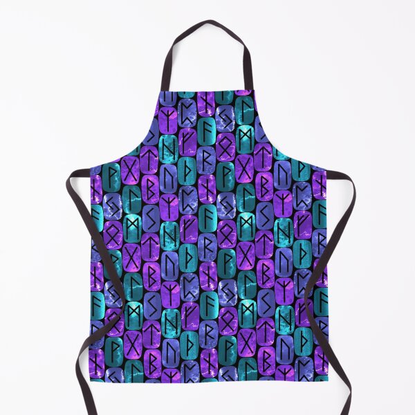 Item preview, Elder Futhark Rune Stones Purple and Teal designed and sold by Paisley Yazel.