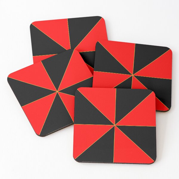 Item preview, Red and Black Triangular Design designed and sold by Carbonbubble.
