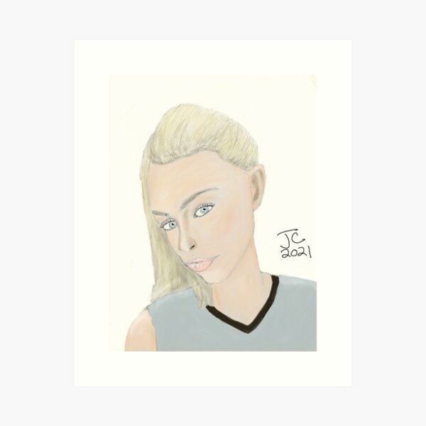 The Look Art Print