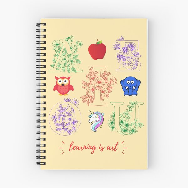 Item preview, Learning vowels/AEIOU is artistic now. designed and sold by BiSuSri.