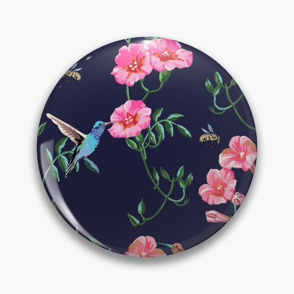 Item preview, Hummingbird and flowers designed and sold by Christiane  Zielinski.