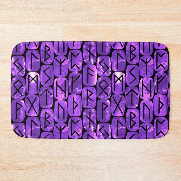 Artikelvorschau, Elder Futhark Rune Stones Purple entworfen und verkauft von Paisley Yazel.