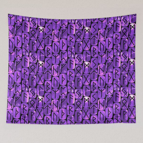 Item preview,  Elder Futhark Rune Stones Purple designed and sold by Paisley Yazel.