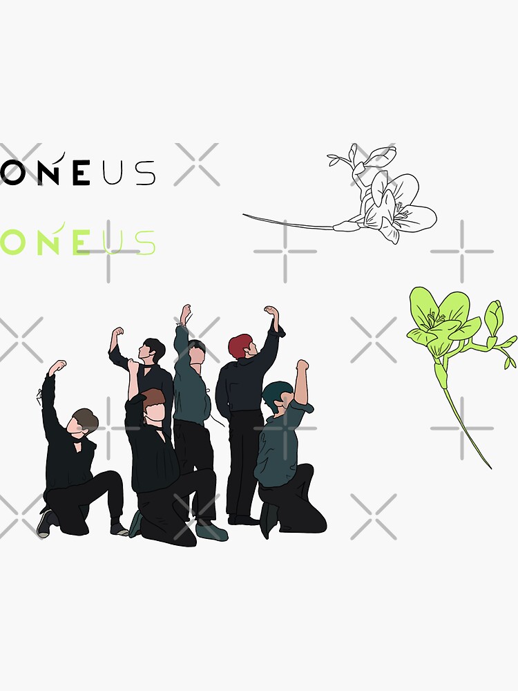 ONEUS A Song Written Easily Stickers, Kpop Group,  Photographic Print for  Sale by Polol