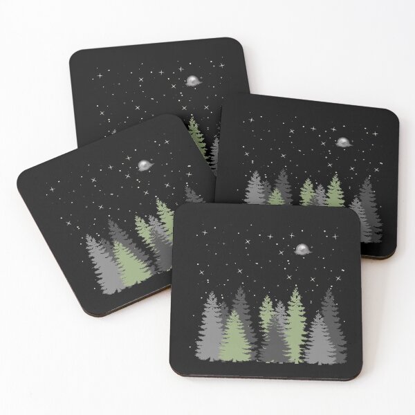 Item preview, evergreen,pine tree,acadia national park. Moon and tree, the forest of the quiet night designed and sold by November17th.