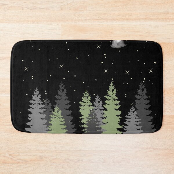 Item preview, evergreen,pine tree,acadia national park. Moon and tree, the forest of the quiet night designed and sold by November17th.