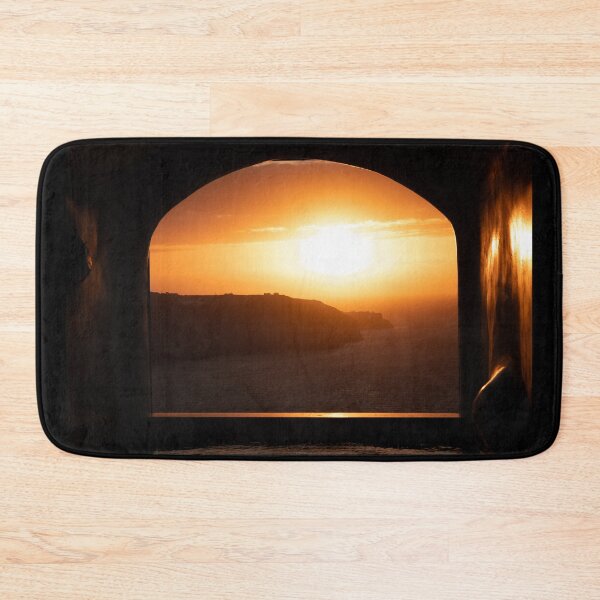 Item preview, Window to the Caldera - Santorini Golden Sunset designed and sold by JarbasVisuals.