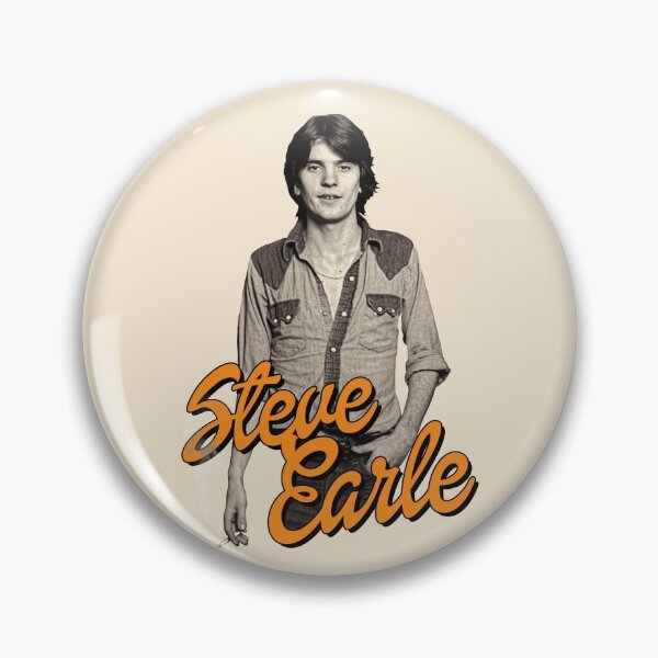 Item preview, Steve Earle // Retro Folk Singer Songwriter Fan Art designed and sold by acquiesce13.
