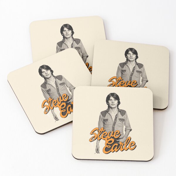 Item preview, Steve Earle // Retro Folk Singer Songwriter Fan Art designed and sold by acquiesce13.