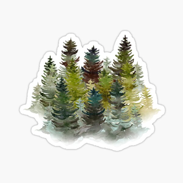 Pine Tree Stickers