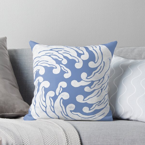 Item preview, Japanese Design 06 - Minimalist Asian Decor Modern Home Decor, Blue designed and sold by RedHillPrints.