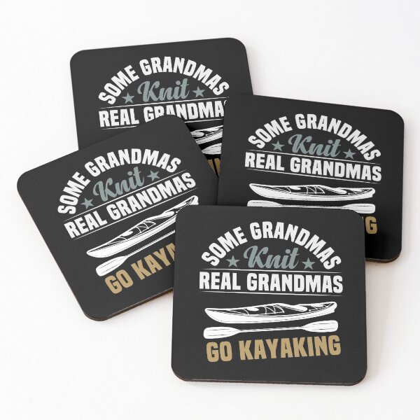 Item preview, Some Grandmas Knit Real Grandmas Go Kayaking / Funny Kayaking Gifts / Grandma Birthday Gift Idea / Kayaker designed and sold by Chamssou.