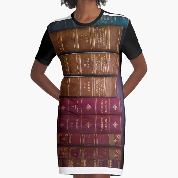 alte Bücher T-Shirt Kleid