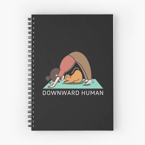 Item preview, Downward Human - Funny Yoga Cat designed and sold by StickersHub94.