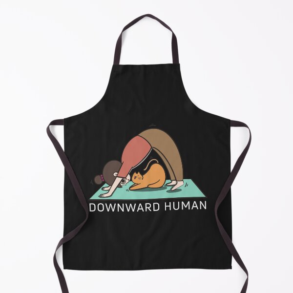 Item preview, Downward Human - Funny Yoga Cat designed and sold by StickersHub94.
