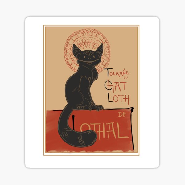 Tournée du Chat Loth de Lothal Sticker