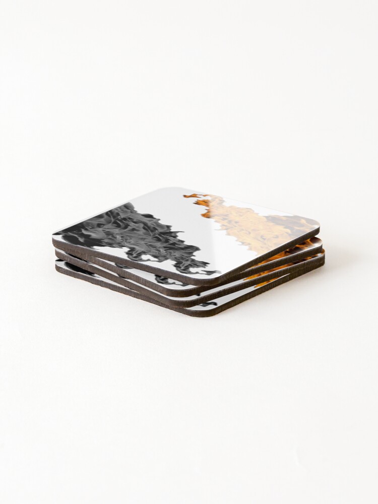 Thumbnail 4 of 5, Coasters (Set of 4), Fire  designed and sold by Muhammad-545.