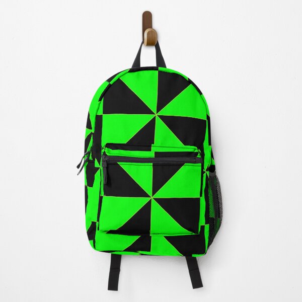 Item preview, Green and Black Triangular Design designed and sold by Carbonbubble.