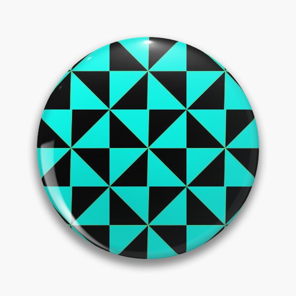 Item preview, Blue and Black Triangular Design designed and sold by Carbonbubble.