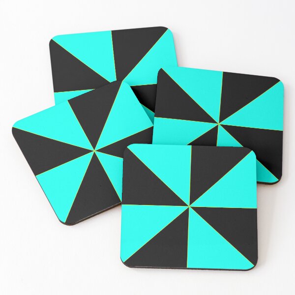 Item preview, Blue and Black Triangular Design designed and sold by Carbonbubble.