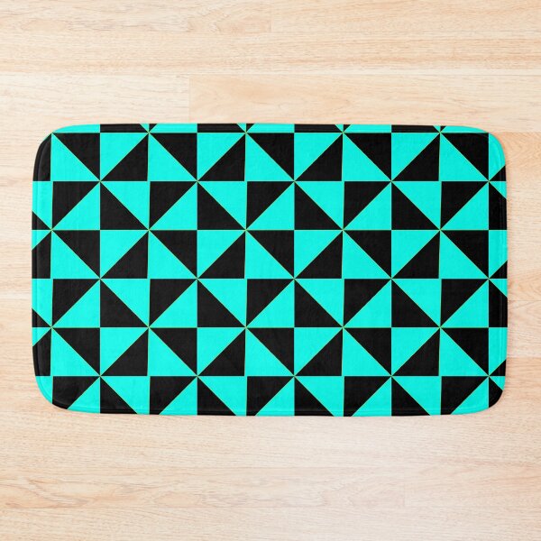 Item preview, Blue and Black Triangular Design designed and sold by Carbonbubble.