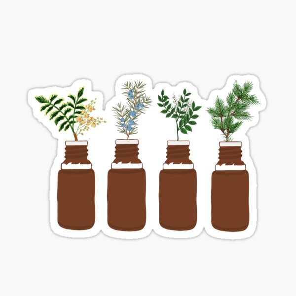 Trees in a bottle Sticker